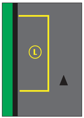 k53 practice question road surface marking illustration